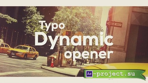 Typo Dynamic Opener 36120 - After Effects Templates