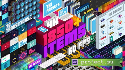 Videohive: Big Pack of Elements V2 - Project for After Effects 