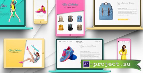 Videohive: Online Shop Promo - Project for After Effects 