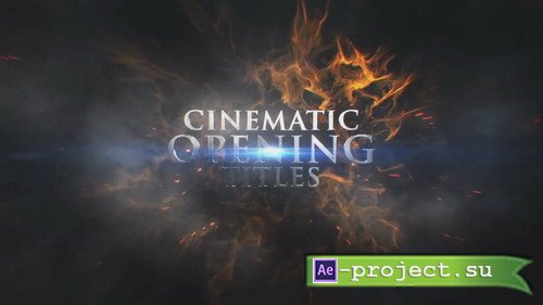Cinematic Opening Titles - After Effects Template