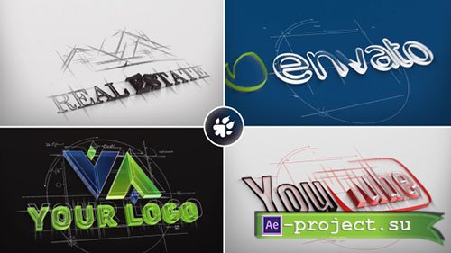 Videohive: Architect Sketch Logo  - Project for After Effects