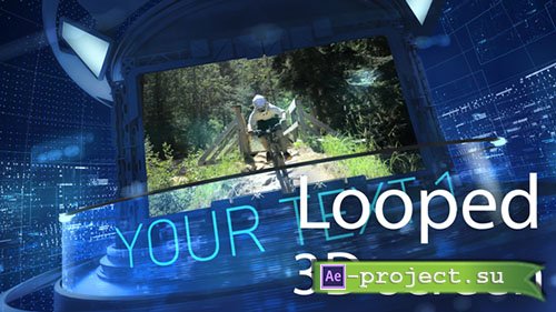 Videohive: 3D Carousel Looped - Project for After Effects 