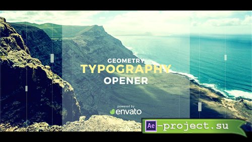 Videohive: Geometry Typography Opener - Project for After Effects 