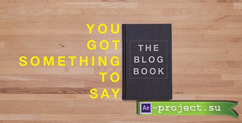 Videohive: The BlogBook - Project for After Effects 