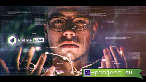 Videohive: Digital Code Slideshow - Project for After Effects 