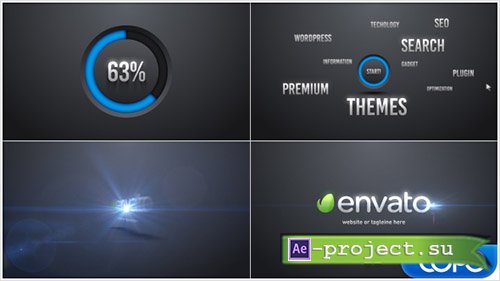 Videohive: Words Corporate Logo Intro - Project for After Effects 