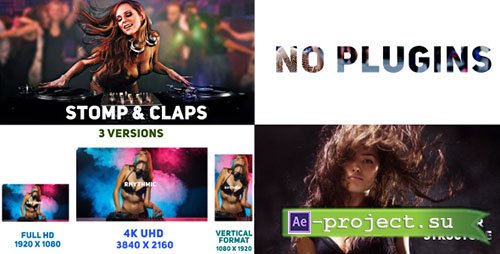 Videohive: Rhythmic Slides and Typo - Project for After Effects 
