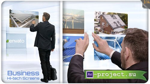 Videohive: Business Hi-Tech Screens - Project for After Effects 