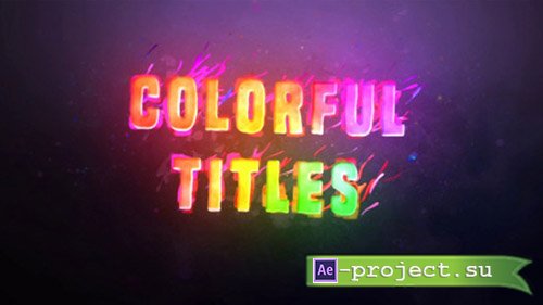 Videohive: Colorful Titles 20198053 - Project for After Effects 