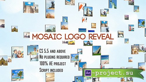 Videohive: Mosaic Logo Reveal 19756238 - Project for After Effects 