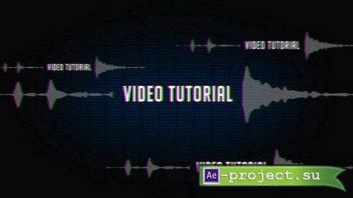 Sound Glitch Logo Intro - After Effects Template