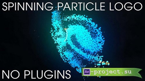 Spinning Particle Logo - After Effects Template