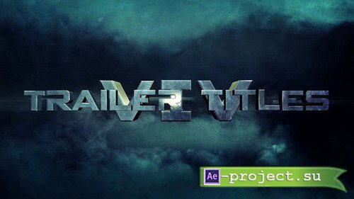 Blockbuster Trailer Titles v4 - After Effects Template