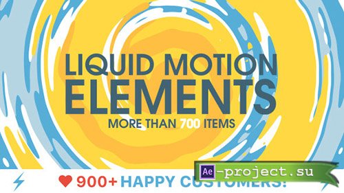 Videohive: Liquid Motion Elements - Project for After Effects (With 12 June 17 Update) 