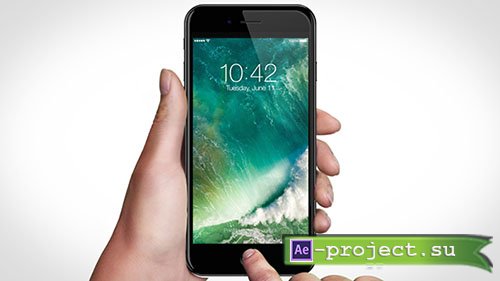 Videohive: Phone 7 App & Gestures Video Kit V2 - Project for After Effects 