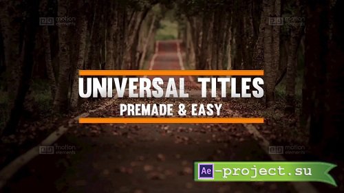 Auto Resize Simple Title Pack V1 - After Effects Templates
