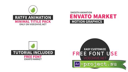 Videohive: 40 Title Pack - Project for After Effects 