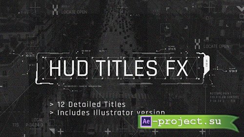 Videohive: HUD Titles FX - Project for After Effects 