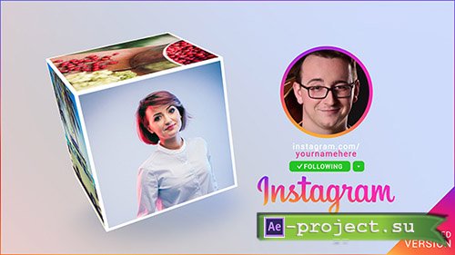 Videohive: Instagram Promo Cube Gallery - Project for After Effects 