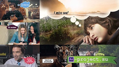 Videohive: Speech Bubbles - Project for After Effects 