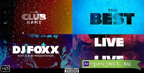 Videohive: Favorite Music Typography - Project for After Effects 