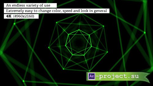 Videohive: 4k Plexus Backgrounds Project - Project for After Effects 