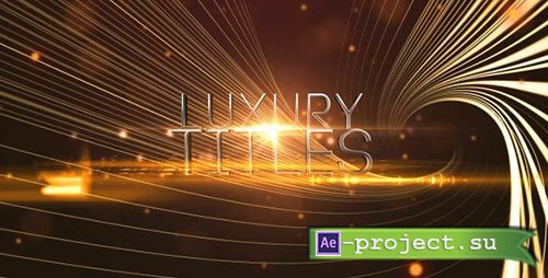 Videohive: Elegant Luxury Titles - Project for After Effects 