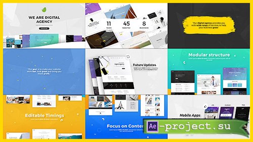 Videohive: Digital Agency / Startup / Website Presentation - Project for After Effects 