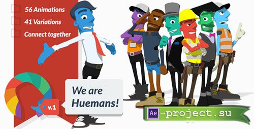Videohive: We are Huemans - Project for After Effects 