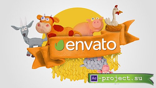 Videohive: Clay Farm Animals - Project for After Effects 