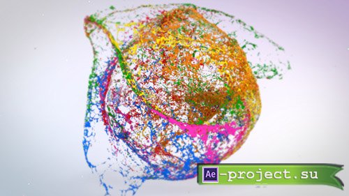Videohive: Mixing Paints Logo Reveal - Project for After Effects 
