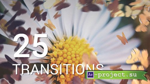 Videohive: Butterflies Transitions 12016750 - Project for After Effects 