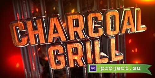 Videohive: Charcoal Grill Logo Reveal - Project for After Effects 