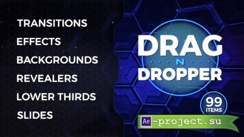 Videohive: Drag-n-Dropper Motion Pack - Project for After Effects 