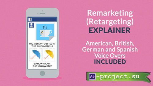 Videohive: Remarketing / Retargeting Explainer - Project for After Effects 