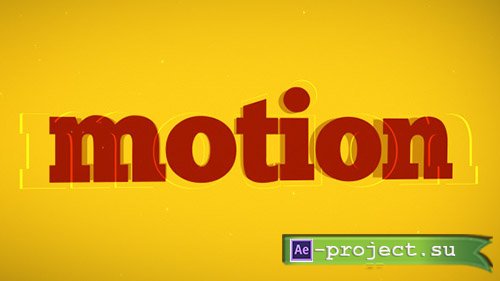 Videohive: Typo Promo 5927013 - Project for After Effects 
