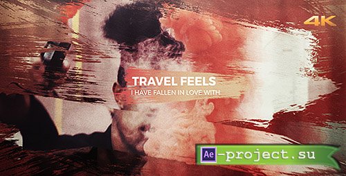 Videohive: Travel Feels - Brush Slideshow - Project for After Effects 