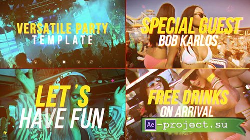 Videohive: Versatile Party - Project for After Effects 