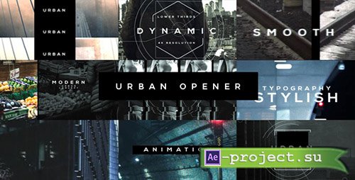 Videohive: Urban Opener 20537773 - Project for After Effects 