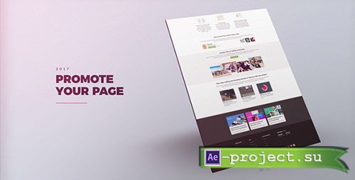 Videohive: Website Promo 19923747 - Project for After Effects 