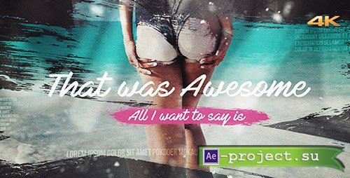 Videohive: That Was Awesome - Brush Travel Slideshow - Project for After Effects 
