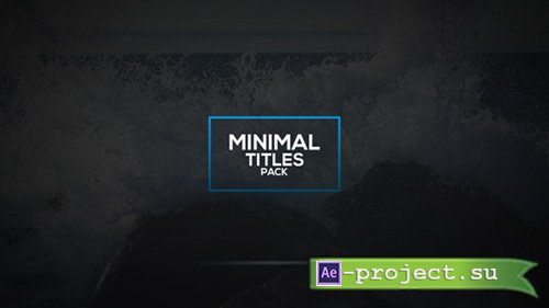 Videohive: Titles 19405680 - Project for After Effects 
