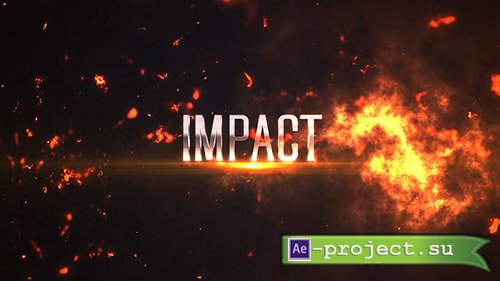 Videohive: Impact Titles: Fire 4K - Project for After Effects 