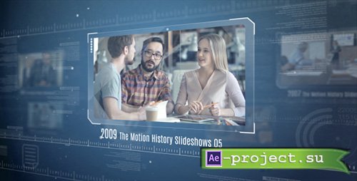 Videohive: The Motion History Slideshows - Project for After Effects 
