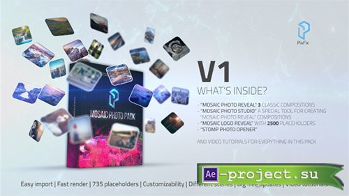 Videohive: Mosaic Photo Pack - Project for After Effects