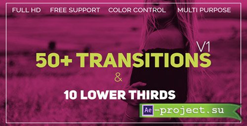 Videohive: Transitions 20562424 - Project for After Effects 