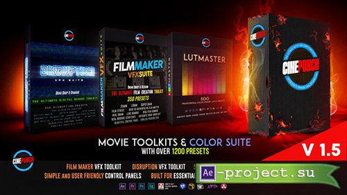 Videohive: CINEPUNCH Master Suite - After Effects Presets