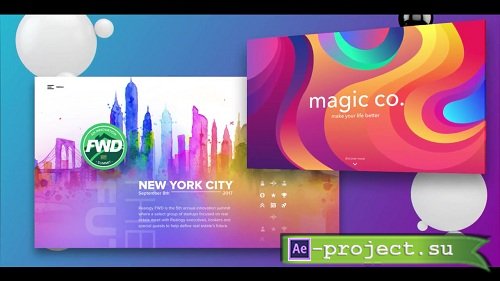 Color Website Presentation 44311 - After Effects Templates