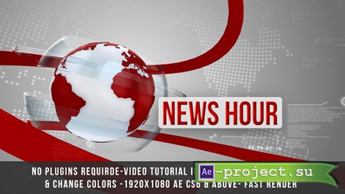Videohive: Global News Intro Title - Project for After Effects  