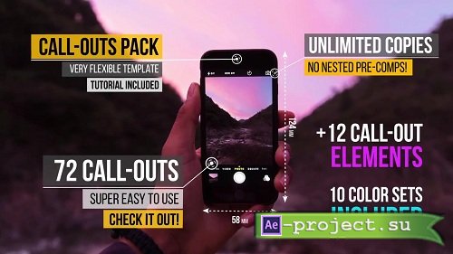 72 Call-Out Titles Ultimate Pack 46171 - After Effects Templates